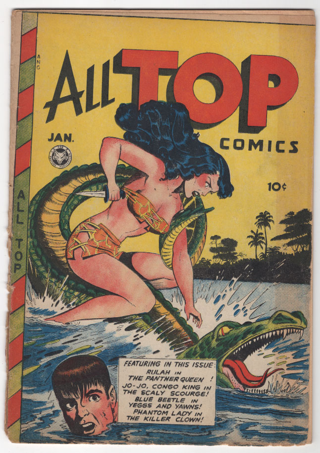 All Top Comics #9 VG+ Front Cover